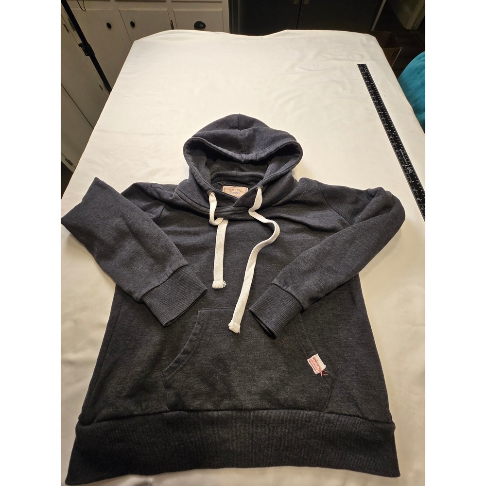 Cali Love Heritage Hoodie Womens Medium Gray Excellent Pullover Sweatshirt